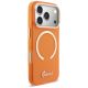 4. Guess IML Script Metal MagSafe Case for iPhone 17 Pro - Orange