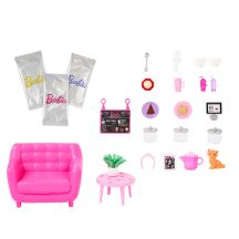 Barbie Relaxing in the Cafe Set + Doll HKT94