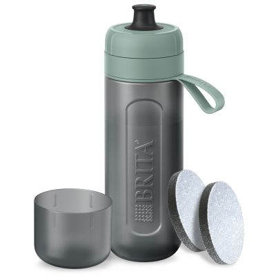Brita Active filter bottle pastel green 2 discs