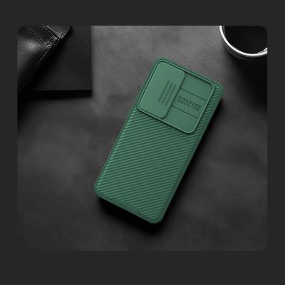 15. Nillkin CamShield Pro armored case with camera cover for Samsung Galaxy S24+ - green
