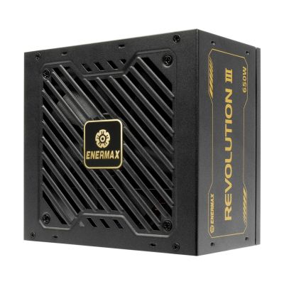 3. Enermax PC/Server Power Supply 650W Revolution3 80+ Gold FULLMOD (ERV650G-AHG-MAC)