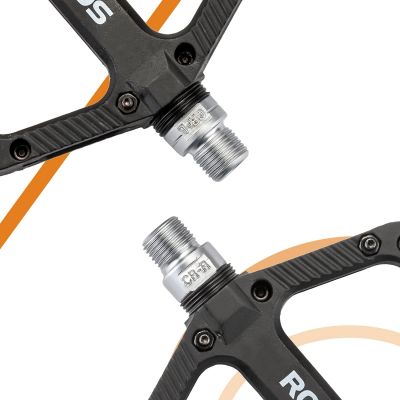 6. Rockbros 2018-12A Nylon Bicycle Pedals - Black