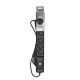 3. Activejet COMBO surge protector strip 6 pt/5 m/cz (10A; 2300W) 5 m; black
