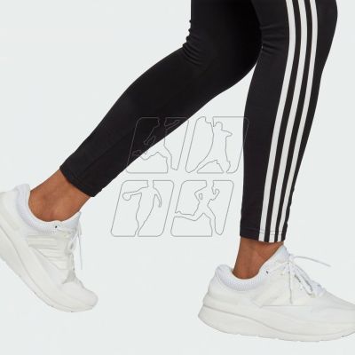 5. Leggings adidas Essentials 3-Stripes High-Waisted Single Jersey Leggings W IC7151