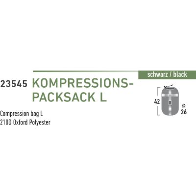 3. High Peak Compression Bag (42x26cm) size L 23545