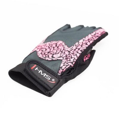 6. Gloves for the gym Pink / Gray W HMS RST03 rM