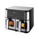 AIR FRYER BLOW 2500W 9L fat-free fryer, two-chamber