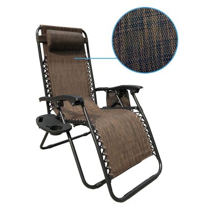 2. FOLDABLE GARDEN CHAIR MULTIFUNCTIONAL 175X52/65X107CMY BROWN