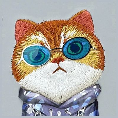11. Nimmy Glasses Cool Cat iPhone 15 Case - Gray