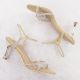 11. Sandals with zircons Potocki W LE20326 WOL282A