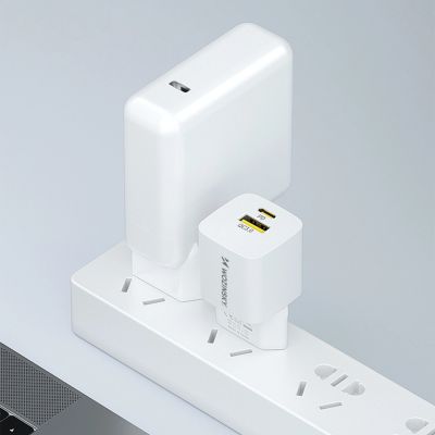13. Wozinsky WWCEAC GaN USB-A USB-C 33W Wall Charger - White