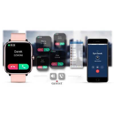 14. Giewont Pink Smartwatch GW230-1