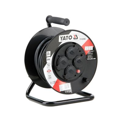 Yato YT-81052 reel 4 x power socket 20 m