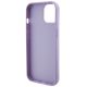 5. Guess Sequin Script Metal case for iPhone 15 - purple
