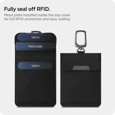 5. Anti-theft Spigen Pouch Keyless RFID Signal Blocker - black