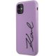 2. Karl Lagerfeld KLHCN61SKSVGU iPhone 11 / Xr 6.1" purple/purple hardcase Silicone Signature