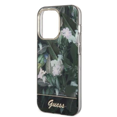 5. Guess GUHCP14LHGJGHA iPhone 14 Pro 6.1" green/green hardcase Jungle Collection