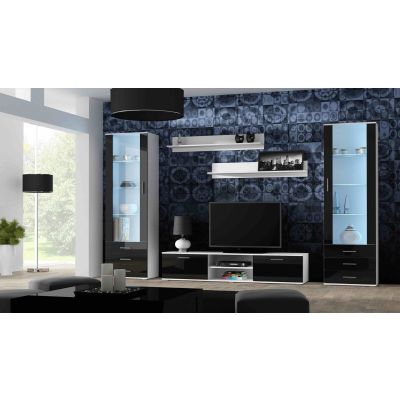 10. Shelf 125cm (2 pcs) SOHO white matt