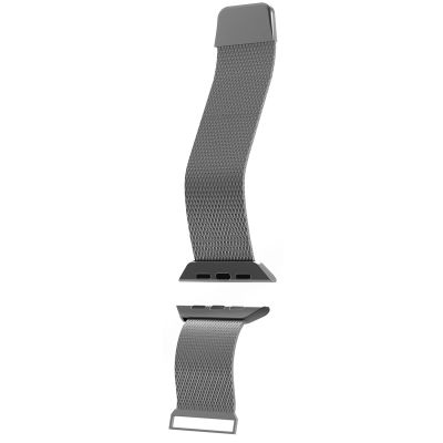 9. Puro Milanese Stainless Steel Apple Watch Band 38/40/41mm - Silver