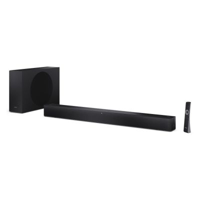 Sharp 2.1 Dolby Atmos/DTS Virtual:X Soundbar with Slim Wireless Subwoofer | HT-SBW310 Speaker | 330W | Bluetooth Connectivity | Wireless Connection