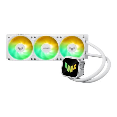 3. ASUS TUF Gaming LC III 360 ARGB White Edition Computer Case All-in-One Liquid Cooler 12cm White