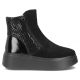 2. Women's leather ankle boots on a black platform Filippo DBT8077/26