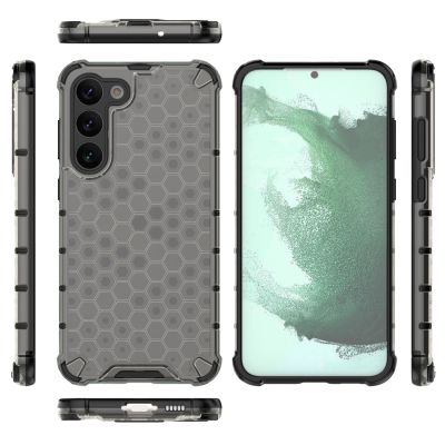 17. Honeycomb case for Samsung Galaxy S23+ armored hybrid cover black