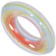 SWIMMING RING 90CM RAINBOW GLITTER ORANGE 35644