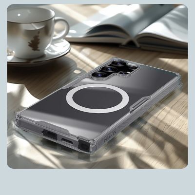 7. Nillkin Nature TPU Pro Magnetic Case with MagSafe for Samsung Galaxy S25 Ultra - White