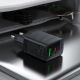 7. Acefast A78 Charger Network GaN USB-A / USB-C PD 20W - Black