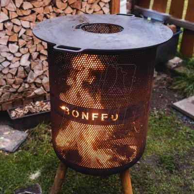 11. Bonfeu Bonves 45 4502R garden fire pit