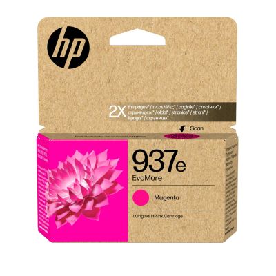 8. HP Original Magenta Ink 937e EvoMore