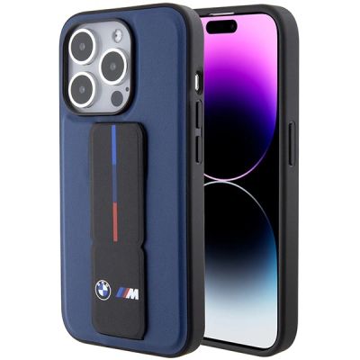 2. BMW M Grip Stand Bicolor case for iPhone 15 Pro - navy blue