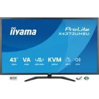 iiyama ProLite X4373UHSU-B2 computer monitor 108 cm (42.5") 3840 x 2160 px 4K Ultra HD LED Black