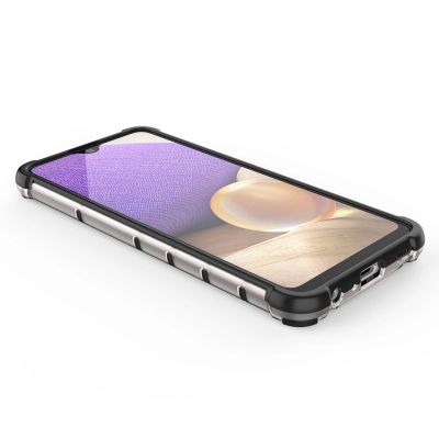 14. Honeycomb case armored cover with a gel frame for Samsung Galaxy A03s (166.5) blue
