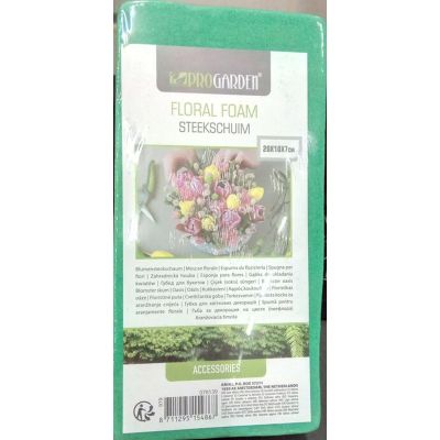 5. FLORAL SPONGE CUBE 20x10x7CM WET