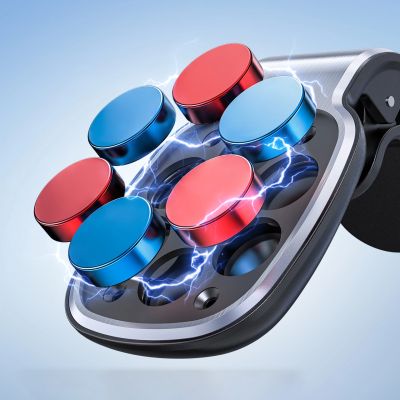 11. Acefast D16 Magnetic Car Air Vent Mount - No MagSafe Required - Gray