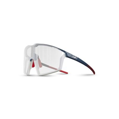 5. Julbo Edge Glasses - Matte Blue/White/Red|Reactiv Performance 1-3 Laf + Sp0