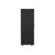 4. LANBERG FLOOR RACK CABINET 19" 42U 600X800 GLASS DOOR LCD BLACK FF01-6842-12BL (FLAT PACK)