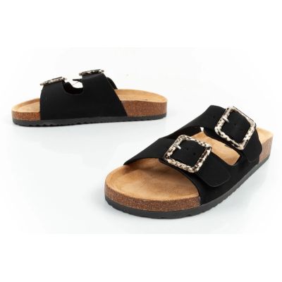 8. Lee Cooper women's slip-on shoes, black suede, comfortable, lightweight
