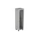 13. LANBERG FLOOR RACK CABINET 19" 42U 600X600 GRAY GLASS DOOR LCD (FLAT PACK) V2