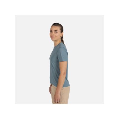 5. Women's Running T-Shirt ROSSIGNOL W Sidelhorn Tee blue