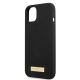 6. Guess GUHMP13MSPLK iPhone 13 6.1" black/black hard case Silicone Logo Plate MagSafe