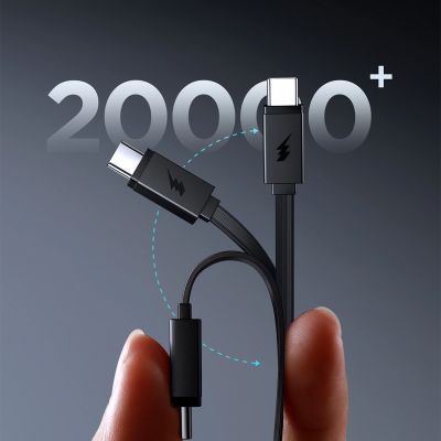 9. Joyroom JR-PR1 10000mAh 22.5W Powerbank with Built-in Retractable USB-C Cable - Black