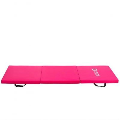 6. Folding gymnastic mattress pink 1800x600x500mm HMS MGS02