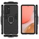 5. Ring Armor Case Kickstand Tough Rugged Cover for Samsung Galaxy A72 4G black