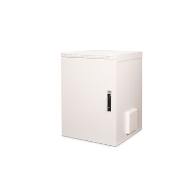 Digitus 19" 16U 600x600 wall-mounted network cabinet, solid door, gray, undivided, assembled, IP55, 100kg