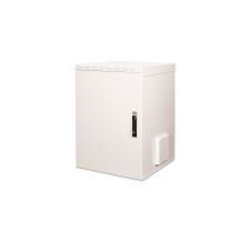 Digitus 19" 16U 600x600 wall-mounted network cabinet, solid door, gray, undivided, assembled, IP55, 100kg