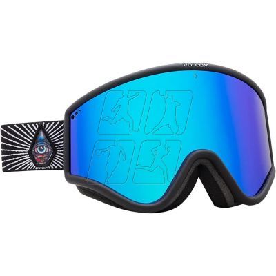 Volcom Yae Snowboard Goggles Women/Men Winter Sports Ski Blue (VG0722319)