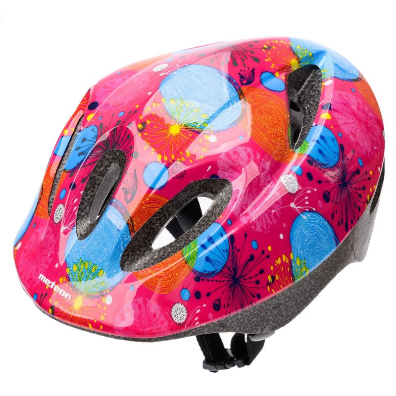 19. Meteor KS05 pink bicycle helmet